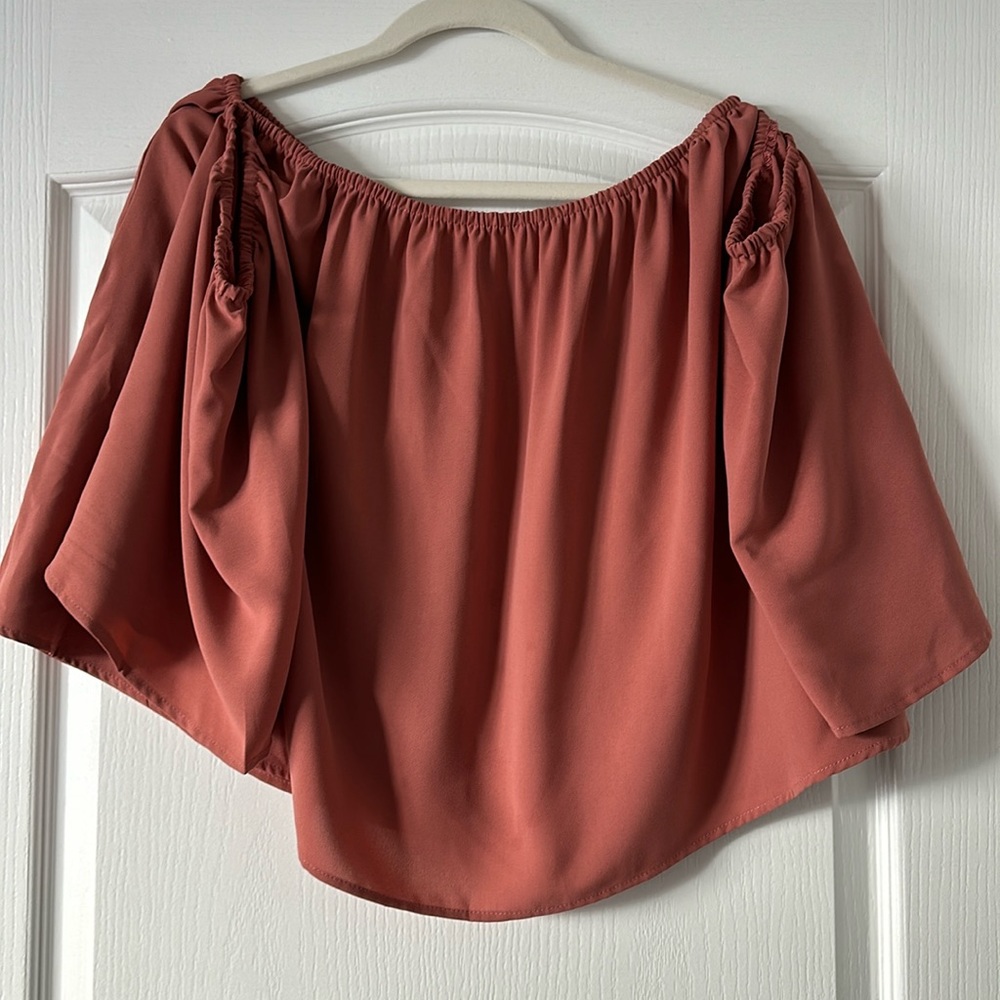 Pink Off the Shoulder Blouse